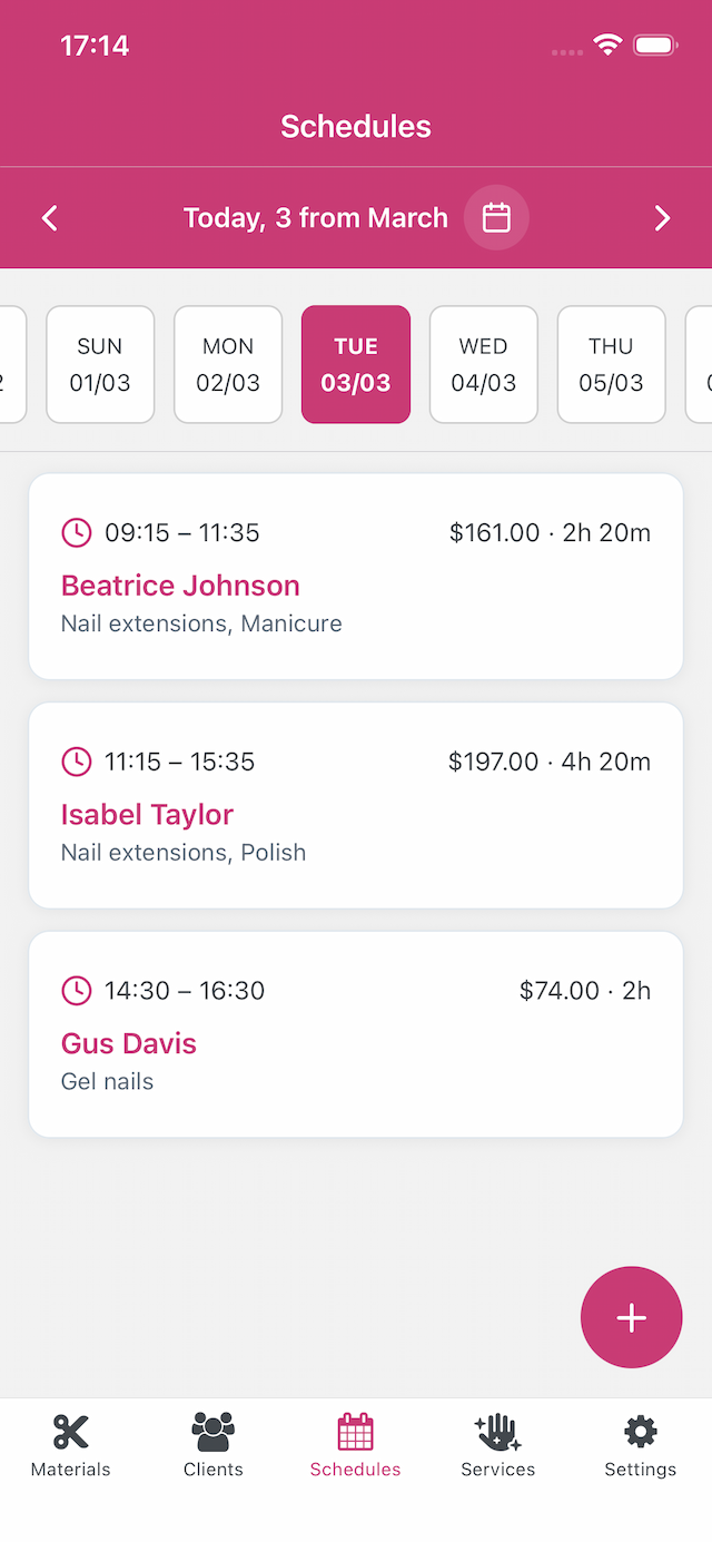 AppNail app preview