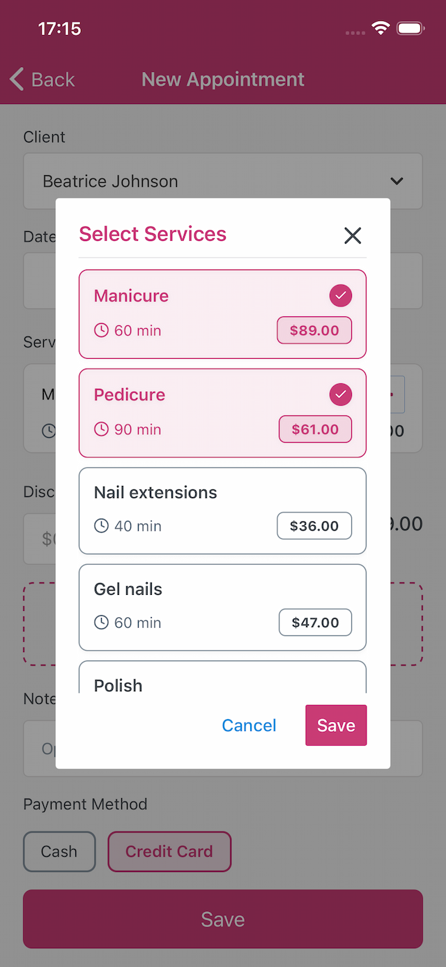 AppNail app screenshot 3