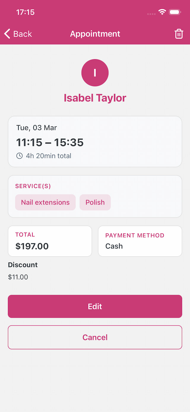 AppNail app screenshot 6
