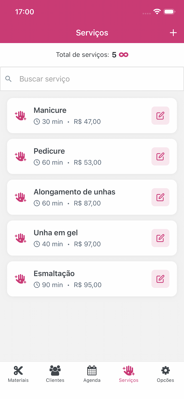 Captura de tela do app AppNail 4