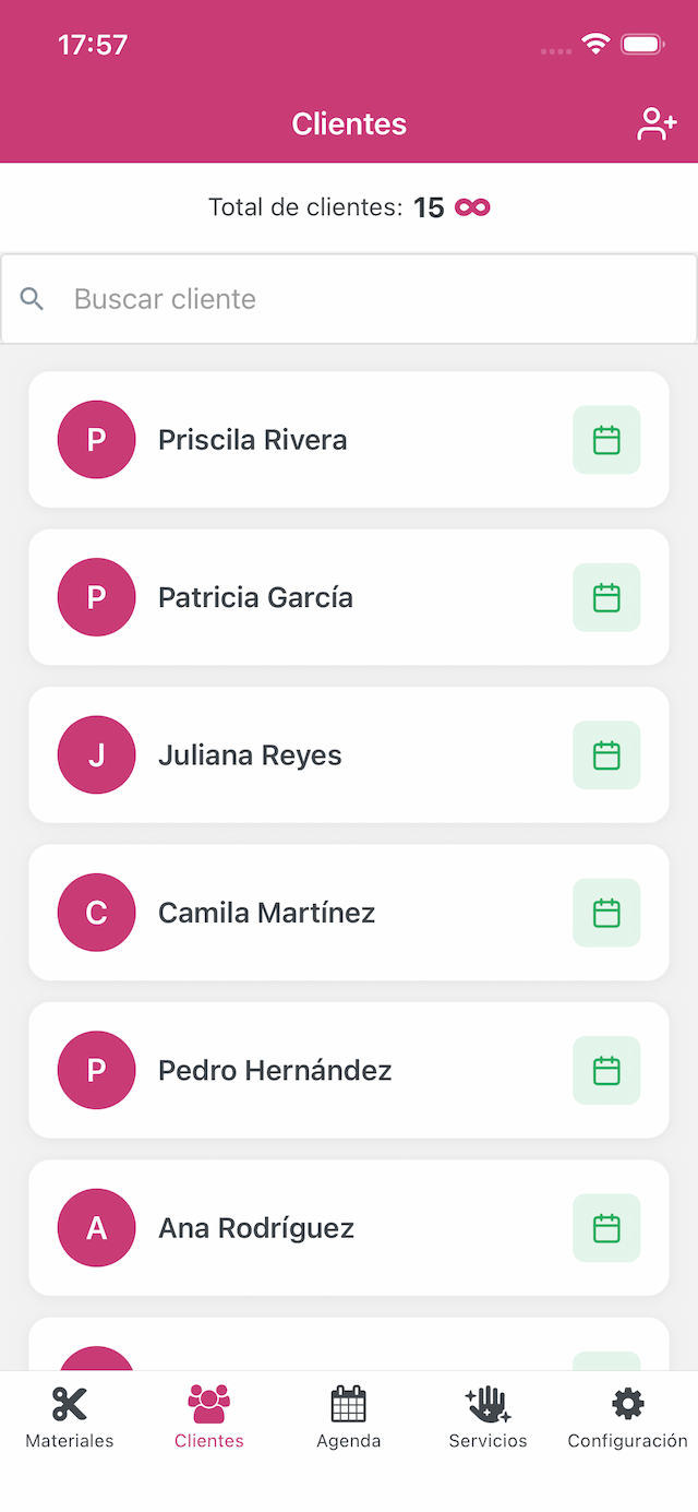 Captura de pantalla de la app AppNail 5